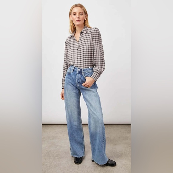 Rails Angelica Shirt Malt Onyx flannel button down - Picture 4 of 14